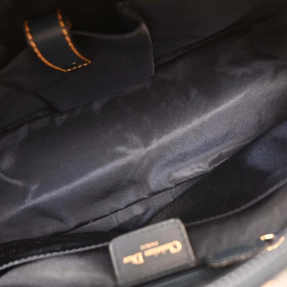 Christian Dior Navy Double Saddle Trotter Handbag MA-0080 135042 - Picture 9 of 10